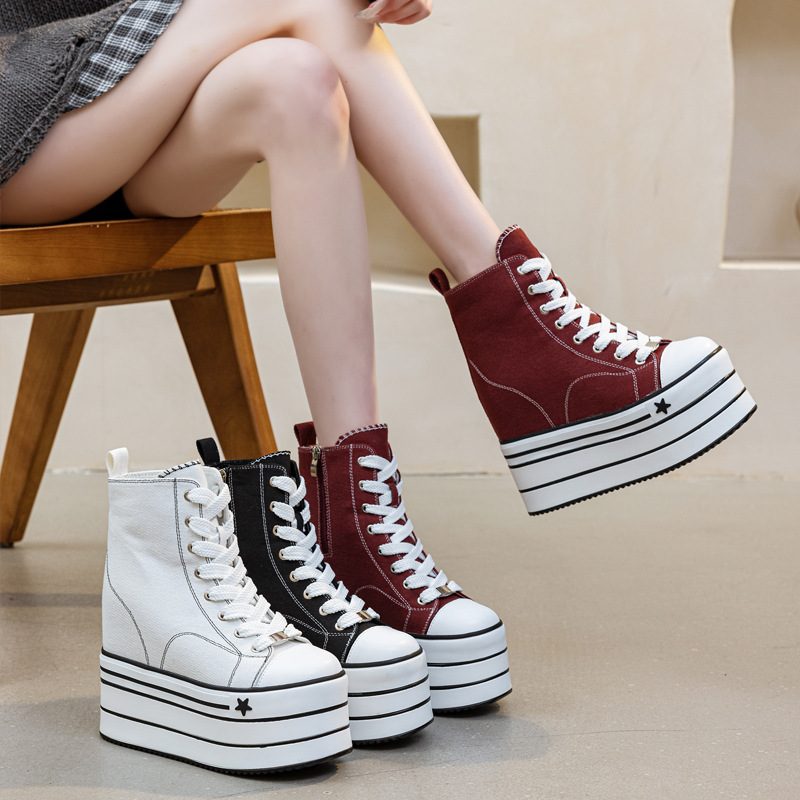 Sewing Custom - Scarpe Casual da Donna con Tacco