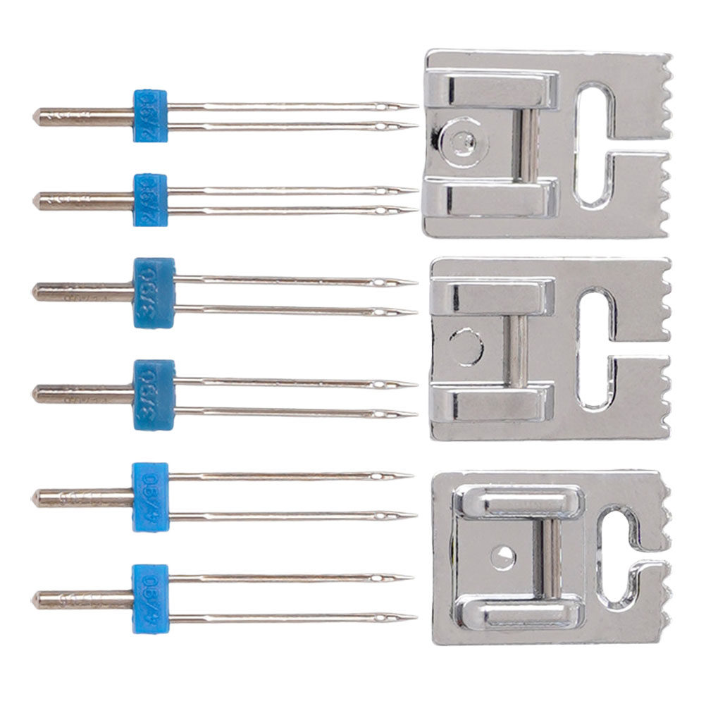 Twin Needle Stretch - Aghi per Macchina da Cucire a