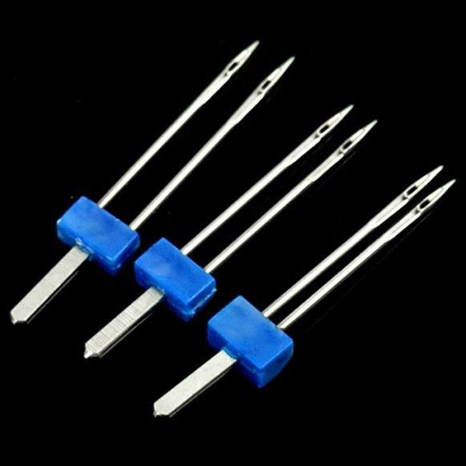 Twin Needle Stretch - Set di 3 Aghi Gemelli per