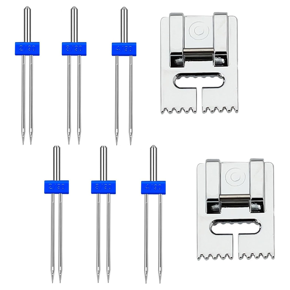 Twin Needle Stretch - 6PCS Doppio ago Doppio ago con