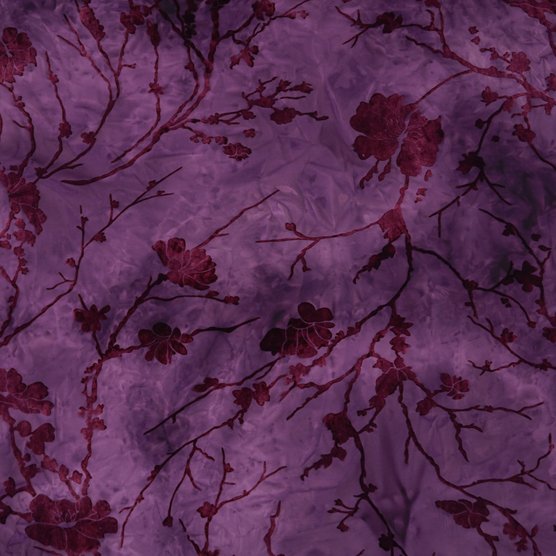 Sewing Tie Dye - Tessuto di design floccato con motivo