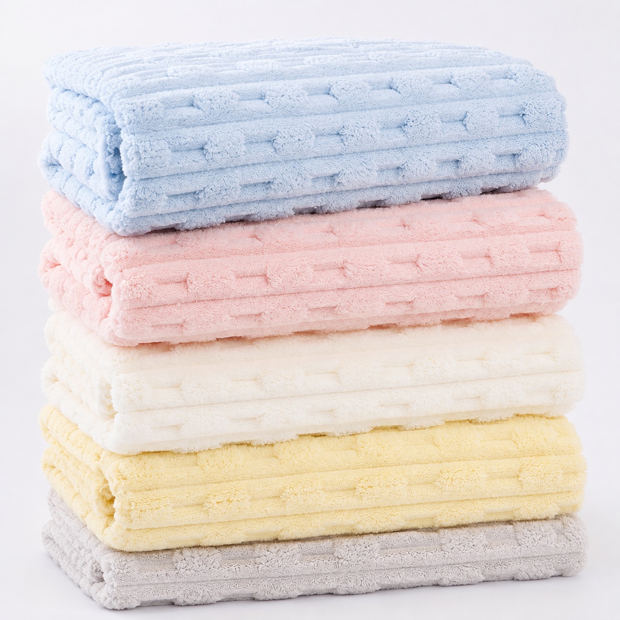 Sewing Technical Fabrics - Tessuto in pile corallo spesso 280GSM,