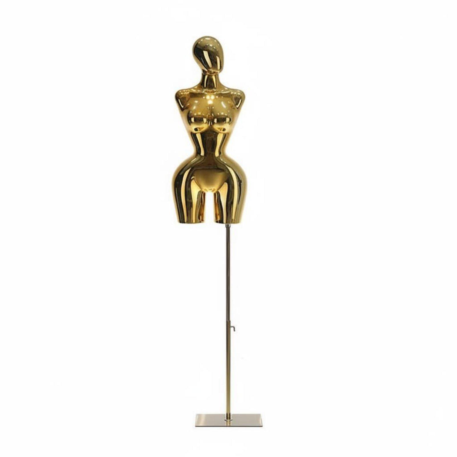 Dress Form Mannequin - Manichino Femminile Lucido con Base Stabile,