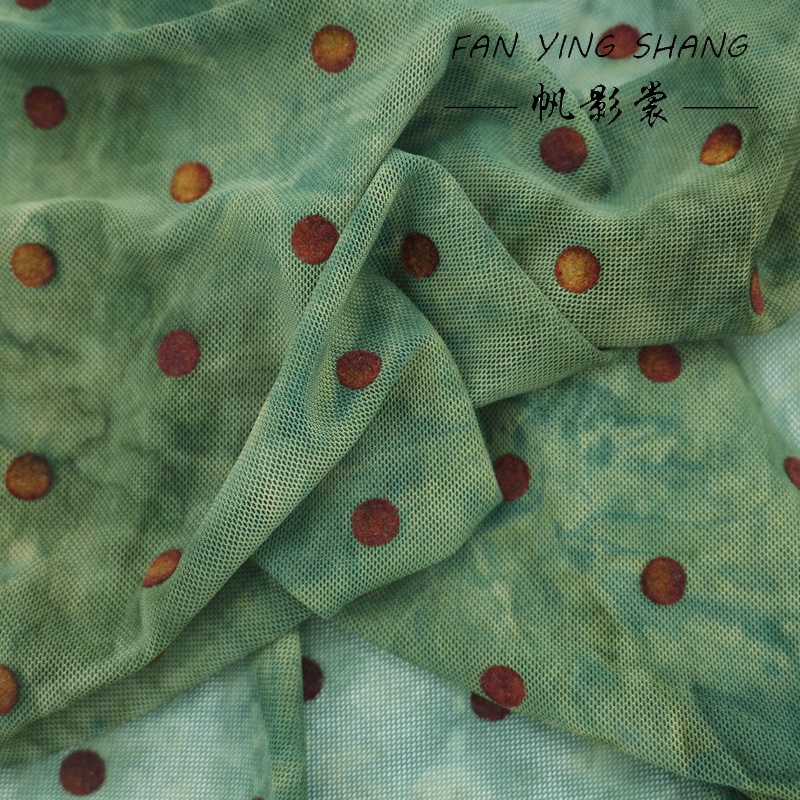 Il Verde Polka Dot Maglia Tie- - Sewing Tie Dye recensione e prezzo