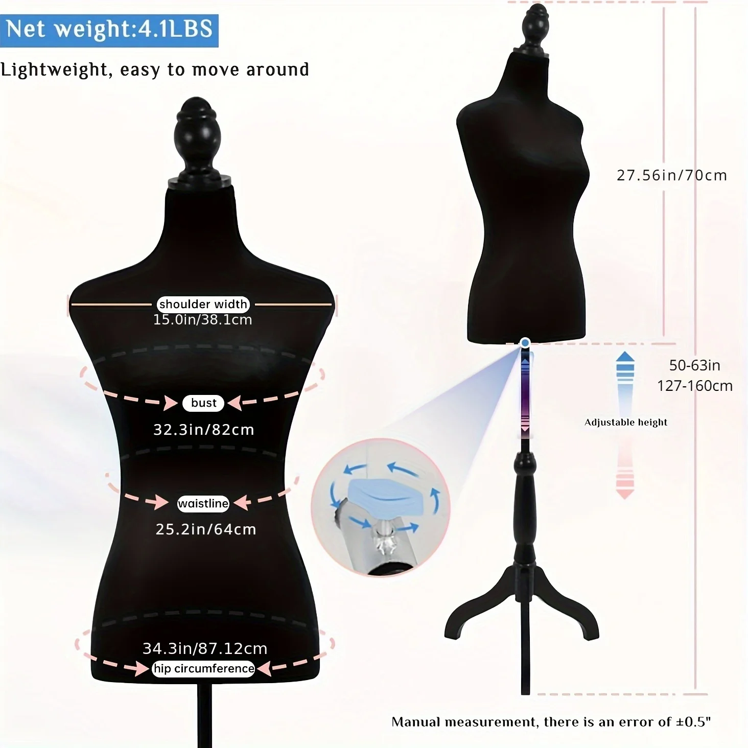 Manichino Mezzo Busto per Espo - Dress Form Mannequin recensione e prezzo