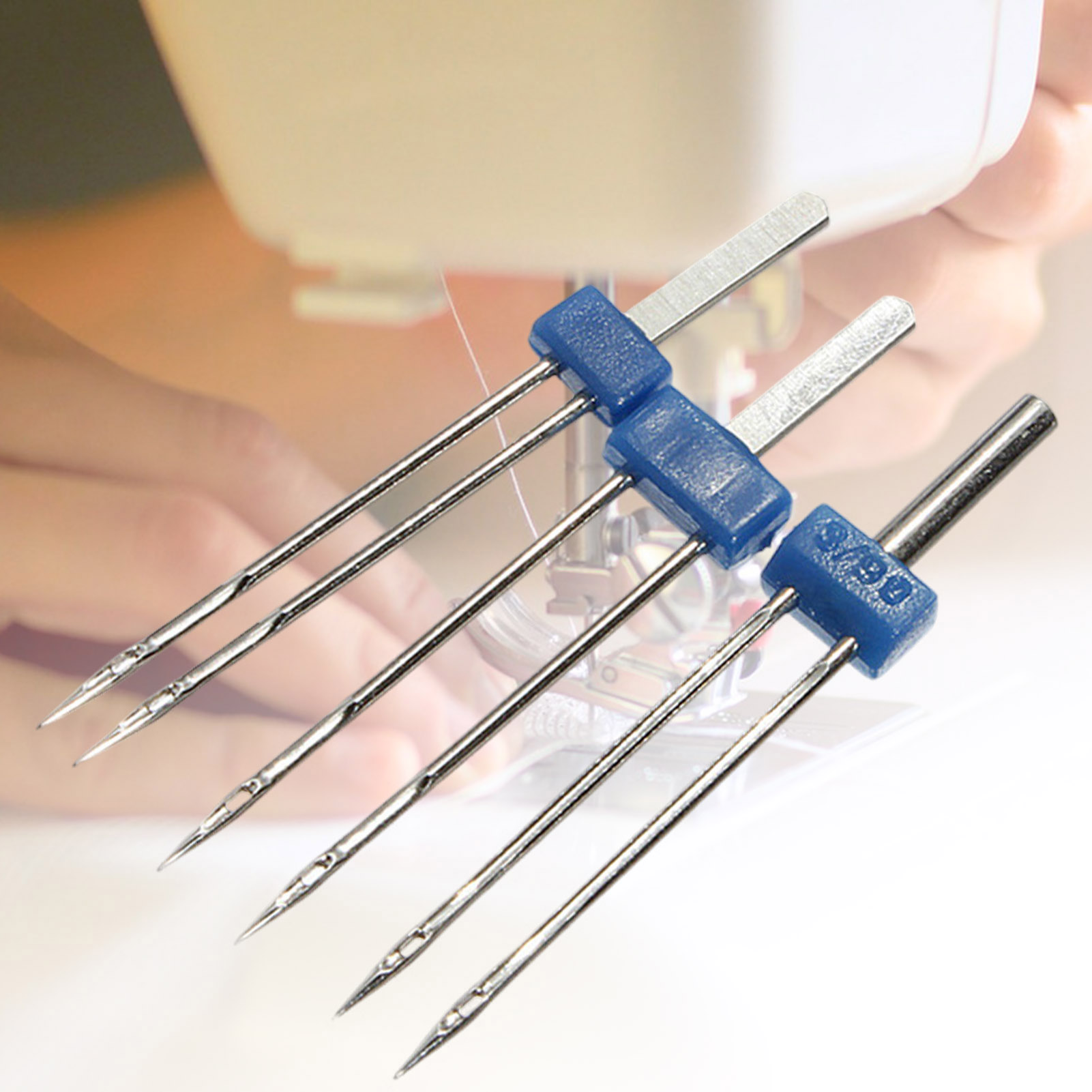 Set di 3 Aghi Gemelli in Accia - Twin Needle Stretch recensione e prezzo